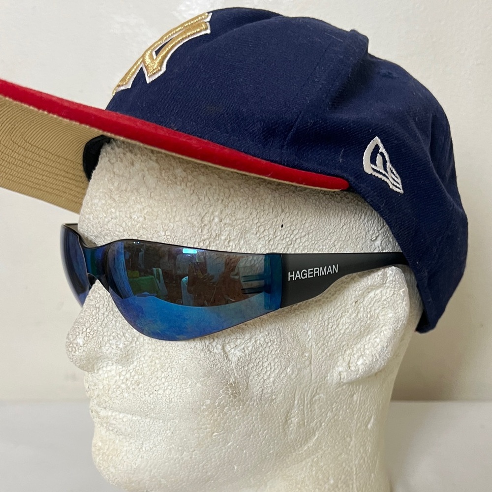 Hagerman Unisex Robotic Rectangular Rimless Shiel… - image 5